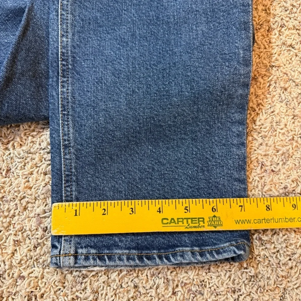 Agolde Merrel Slim Ankle Jeans in Cinema Medium Structured Denim Women's Size 31